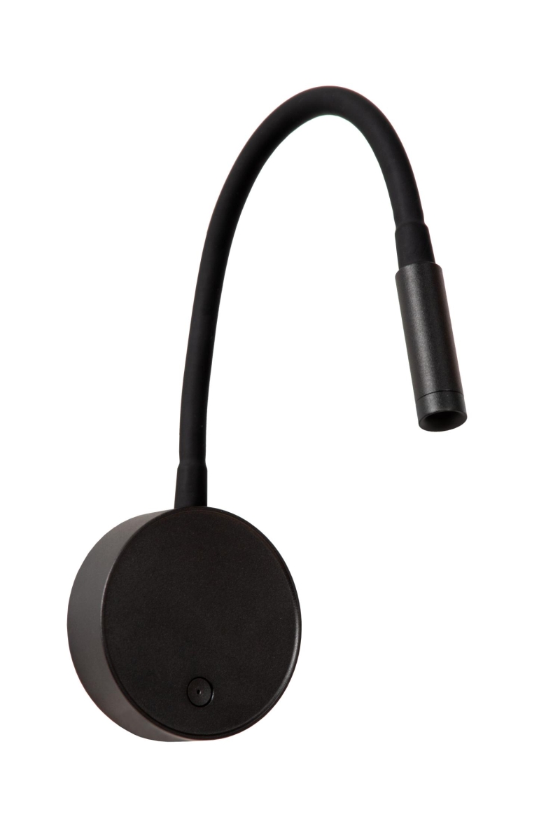 Lucide ASJA - Nástenné bodové svietidlo / Nástenné svietidlo - LED Dim. - 1x3W 2700K - Čierna